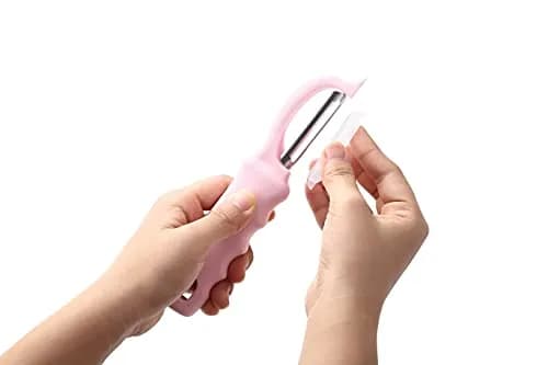 Spring Chef Swivel Vegetable Peeler with Soft Grip Handle, Pink Lemonade | 19.1 cm (7.5") thumbnail 8