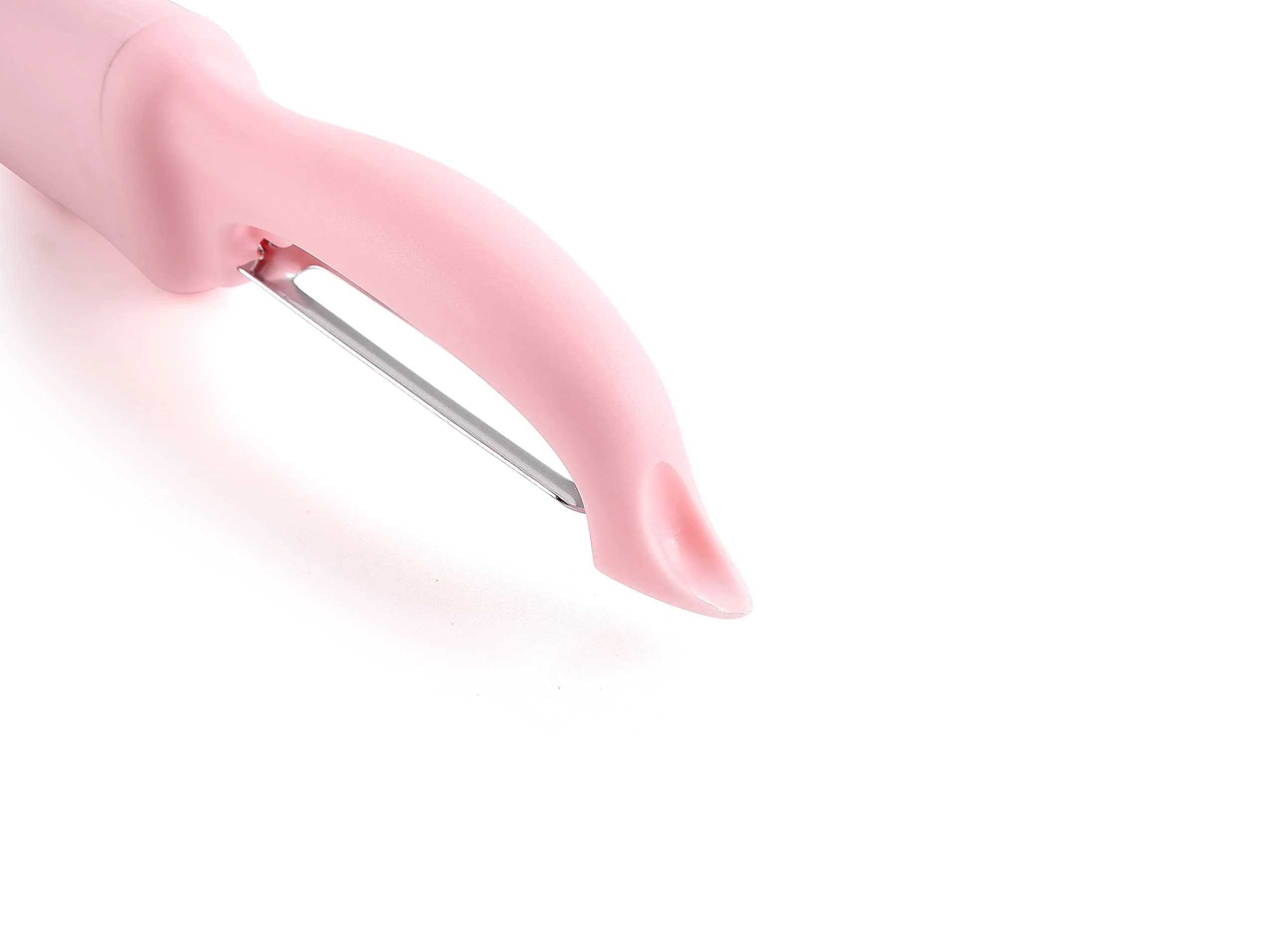 Spring Chef Swivel Vegetable Peeler with Soft Grip Handle, Pink Lemonade | 19.1 cm (7.5") - view 9
