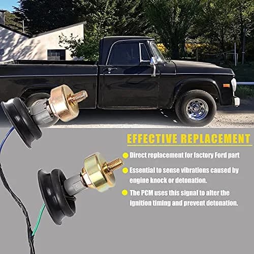 muge racing Knock Sensors with Wiring Harness Kit | Compatible with Chevy Silverado Tahoe Suburban Avalanche GMC Sierra Yukon Cadillac 5.3 thumbnail 7