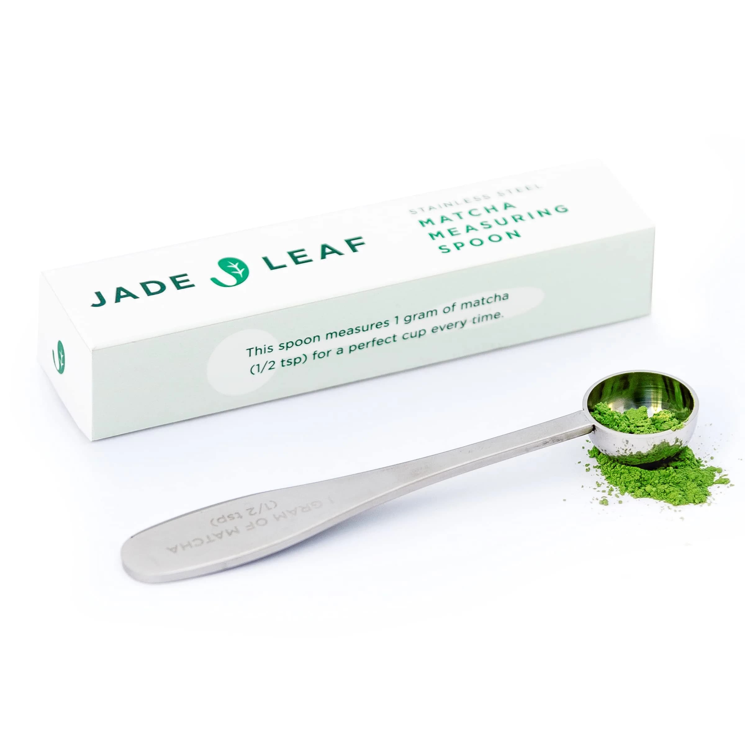 Jade Leaf Matcha Stainless Steel Measuring Spoon 1g (0.032 kg) | Precise Matcha Scoops for Consistent Flavor — Matcha Scoop