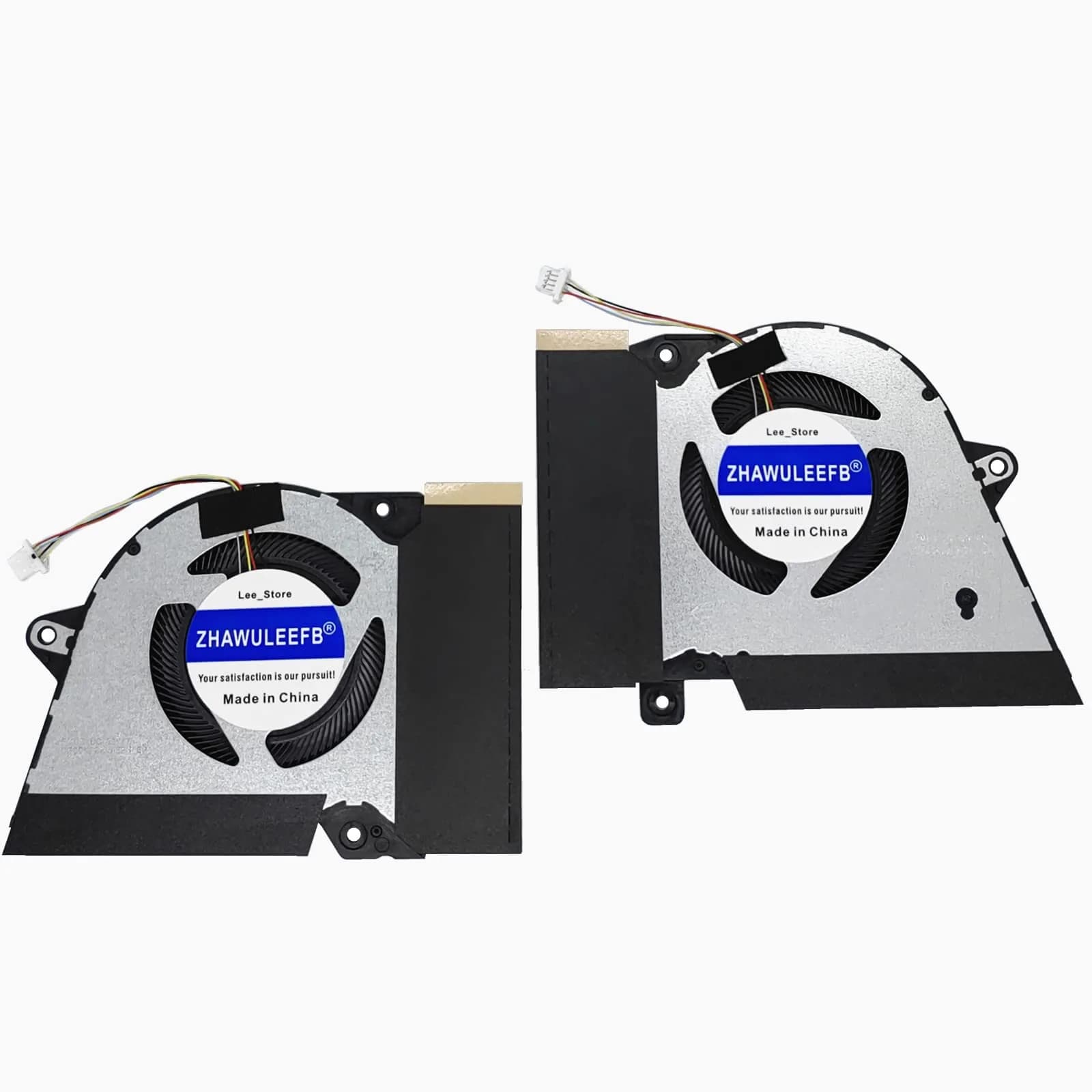 ZHAWULEEFB Replacement CPU+GPU Cooling Fan for ASUS Rog Zephyrus G14 GA401I GA401IV ‎GA401IH-BR7N2BL Series | 12V 1A 2500 RPM 13dB - main product image