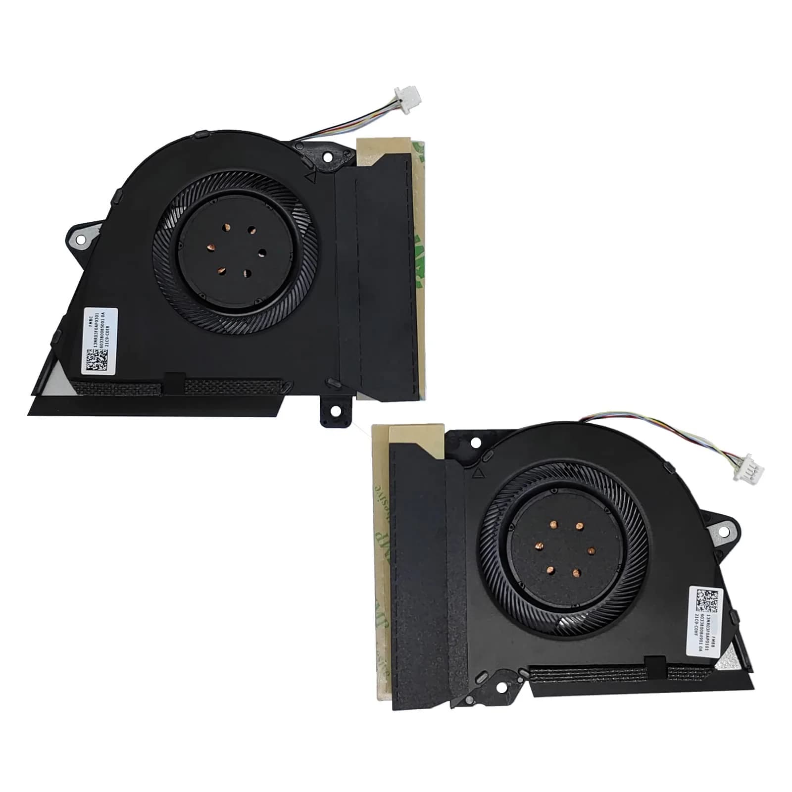 ZHAWULEEFB Replacement CPU+GPU Cooling Fan for ASUS Rog Zephyrus G14 GA401I GA401IV ‎GA401IH-BR7N2BL Series | 12V 1A 2500 RPM 13dB - view 2
