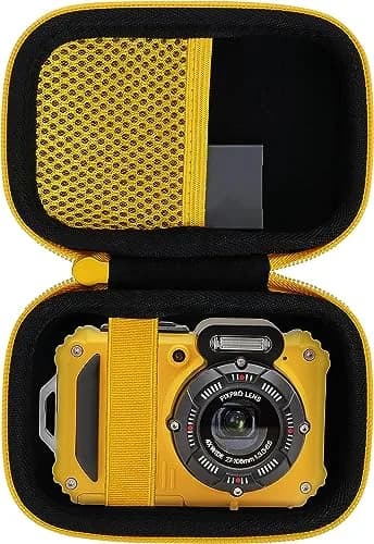 Aenllosi Hard Case for Kodak PIXPRO WPZ2 Rugged Digital Camera, Yellow | Water-Resistant, Impact-Proof Travel Case thumbnail 1