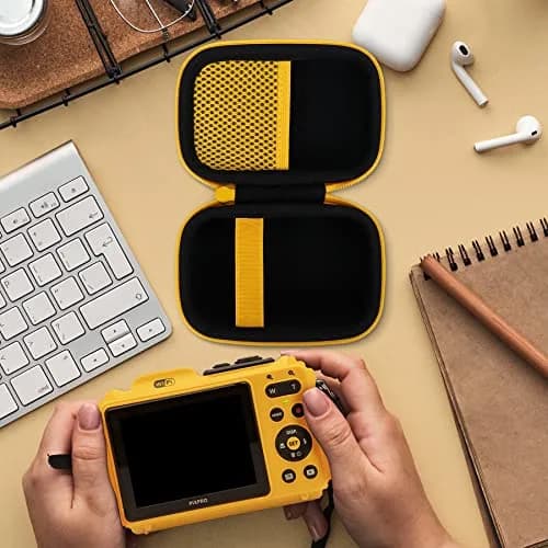 Aenllosi Hard Case for Kodak PIXPRO WPZ2 Rugged Digital Camera, Yellow | Water-Resistant, Impact-Proof Travel Case thumbnail 7