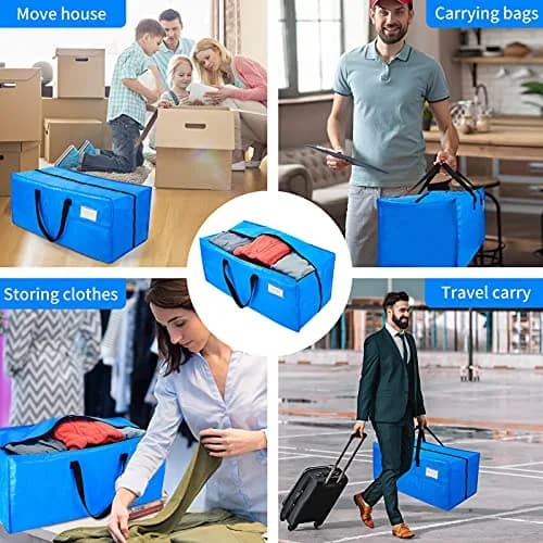 AlexHome Heavy Duty Extra Large Packing Bags for Moving | Waterproof, Tear-Resistant, 24 Gallon Capacity thumbnail 6
