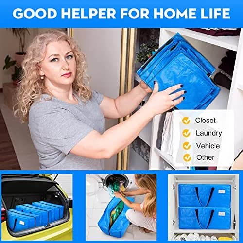 AlexHome Heavy Duty Extra Large Packing Bags for Moving | Waterproof, Tear-Resistant, 24 Gallon Capacity thumbnail 7