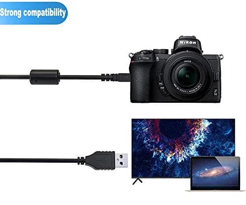 Ancable UC-E6 USB Cable 2-Pack for Nikon Camera, 3FT | Durable, Fast Charge & Data Sync thumbnail 3