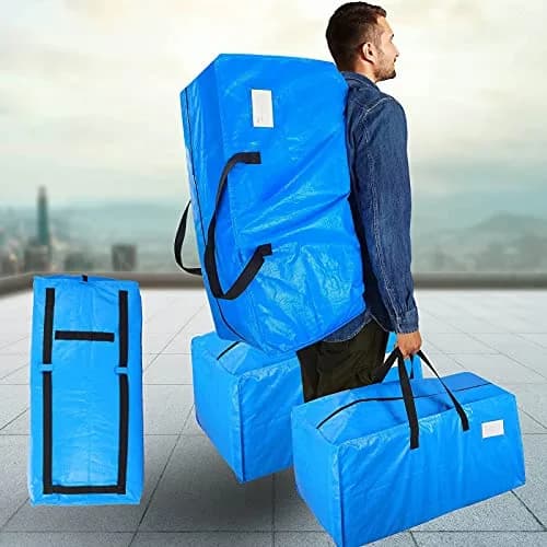 AlexHome Heavy Duty Extra Large Moving Bags 29"L x 14"H x 15"D | Waterproof, Tear-Resistant, 7 Pack thumbnail 5