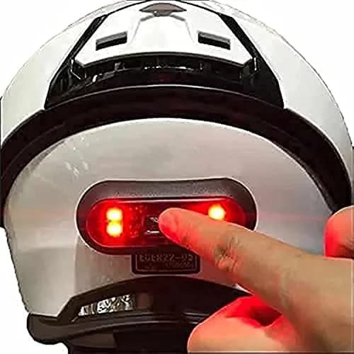 VERSATTA LED Motorcycle Helmet Light, Bike Bicycle Rear Red Safety Light, Helmet Light, Warning Tail Lights, Helmet Light for Night Riding with USB Chargeable Cable Small thumbnail 1