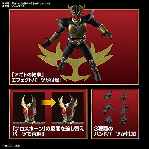 Bandai Spirits Kamen Rider Agito Ground Form Figure-Rise Standard Model Kit - 15.45 cm (6.08 inches) thumbnail 6