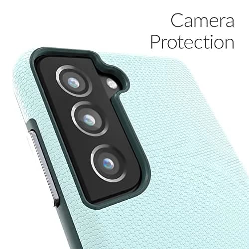 Crave Dual Guard for Samsung Galaxy S21 Case - Aqua | Dual Layer TPU/PC Protection thumbnail 3