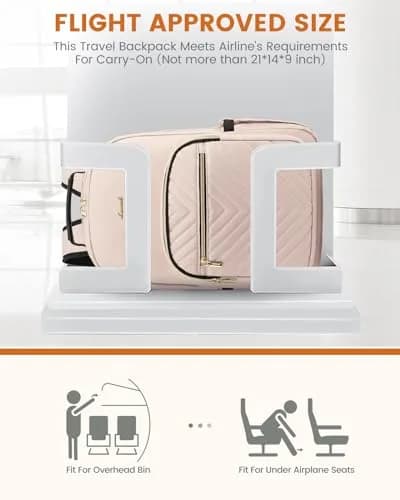 LOVEVOOK Backpack for Women, Fits 15.6" Laptop, Travel & Work, Water-Resistant, Padded Laptop Compartment thumbnail 6