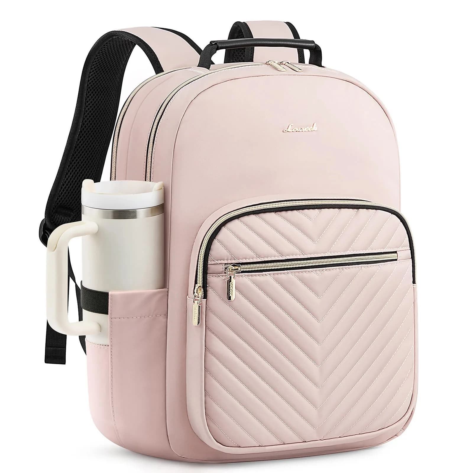 LOVEVOOK Backpack for Women, Fits 15.6" Laptop, Travel & Work, Water-Resistant, Padded Laptop Compartment - main product image