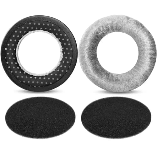 YunYiYi Replacement Earpads for beyerdynamic DT770/DT990/DT880 Headphones | Memory Foam, Grey, 100mm Diameter thumbnail 5