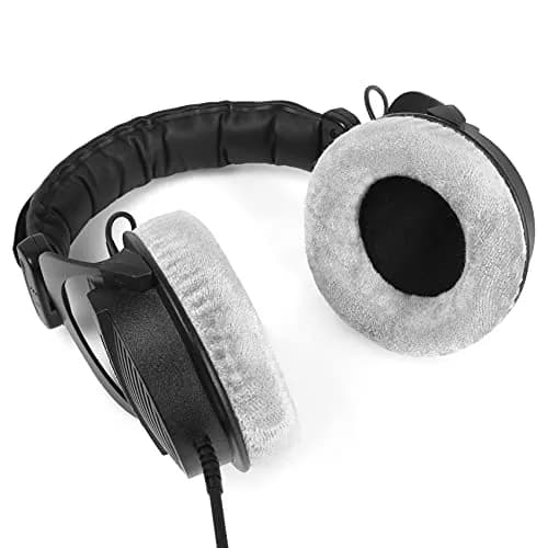 YunYiYi Replacement Earpads for beyerdynamic DT770/DT990/DT880 Headphones | Memory Foam, Grey, 100mm Diameter thumbnail 6