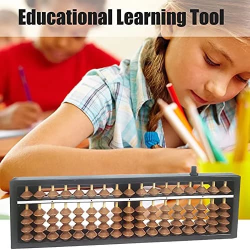 Vaupan 17-Column Abacus Soroban 26cm (10.2 inch) | Educational Math Tool with Reset Button thumbnail 4