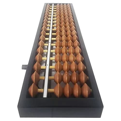 Vaupan 17-Column Abacus Soroban 26cm (10.2 inch) | Educational Math Tool with Reset Button thumbnail 7