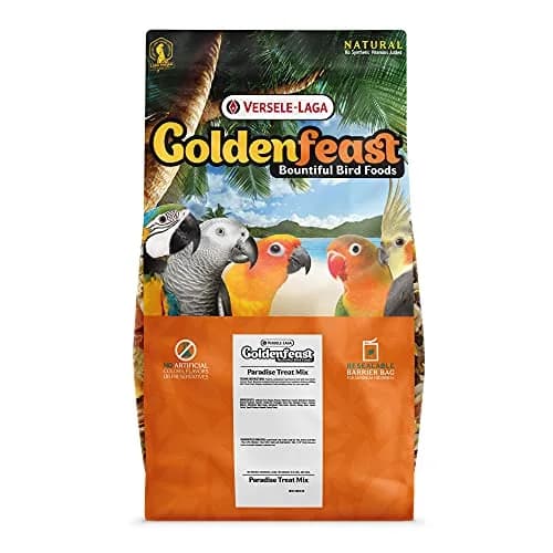 Goldenfeast VL Paradise Treat Mix 17.5 lb | Natural Bird Food for Parrots & Large Birds thumbnail 1