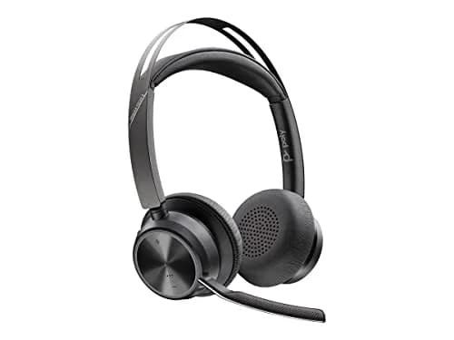 Poly Voyager Focus 2 UC USB-C Headset with Boom Mic | Dual-Ear Stereo, Active Noise Canceling, 19-Hour Talk Time thumbnail 5