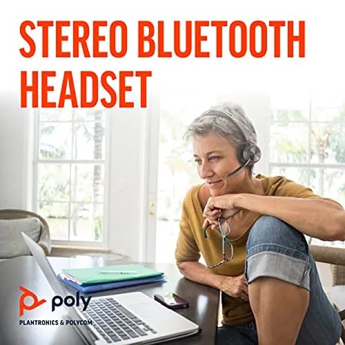 Poly Voyager Focus 2 UC USB-A Headset with Boom Mic | Active Noise Canceling, 19-Hour Talk Time thumbnail 2