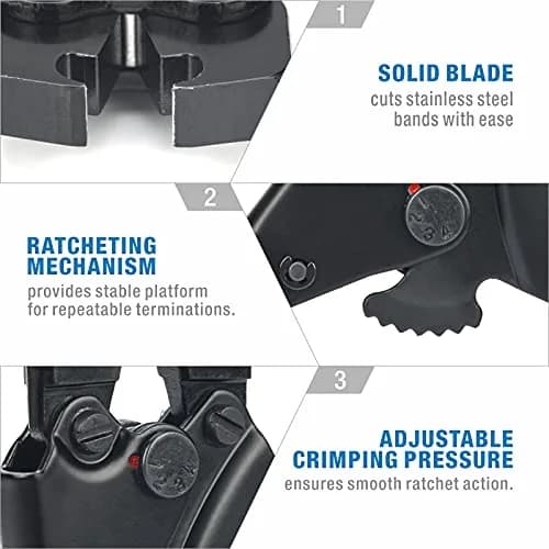 IWISS ICP-PC01 PEX Cinch Clamp Removal Tool | Stainless Steel Clamp Remover for PEX & Ear Clamps (13mm) thumbnail 8