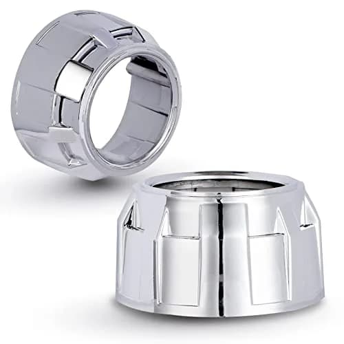 YUFANYA 2.5Inch Mini Projector Lens with Silver Shrouds | High/Low Beam Fit for H1 H4 H7 Car Motorcycle Retrofit thumbnail 5