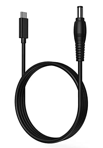 vienon 5ft USB C to DC 5.5mm x 2.1mm Power Charging Cord | Up to 100W, 20V Laptop Cable thumbnail 1
