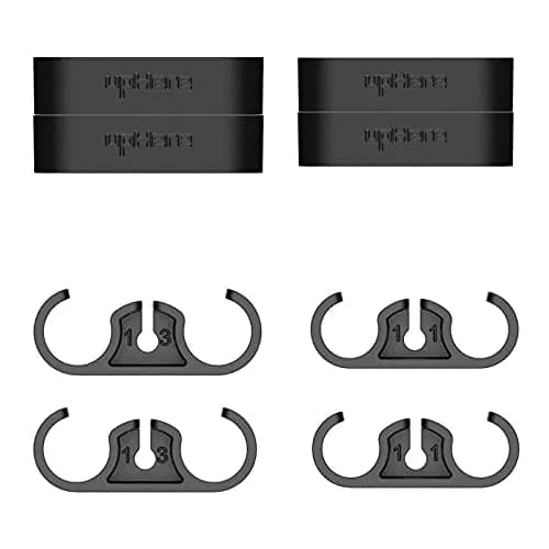 upHere Water Cooling Pipe Buckle Set 8 pcs | Compatible for Tubes Up to 13mm, Black thumbnail 1