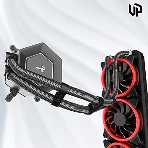 upHere Water Cooling Pipe Buckle Set 8 pcs | Compatible for Tubes Up to 13mm, Black thumbnail 4