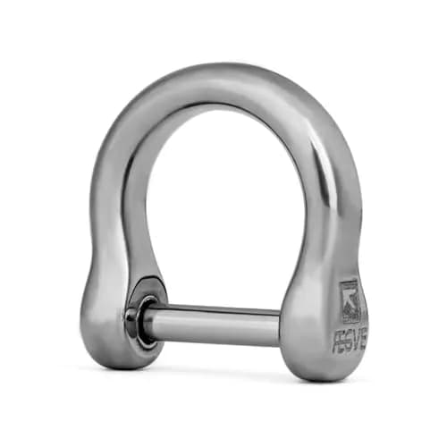 TISUR Small Titanium D Key Rings Key Chains Rings for Car Key Fob | Lightweight Durable Car Accessory thumbnail 1