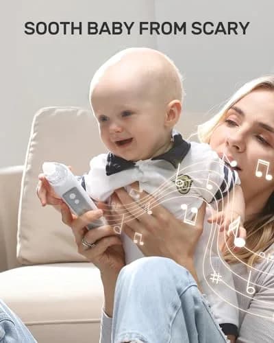 HEYVALUE Electric Baby Nasal Aspirator & Nose Sucker with 3 Silicone Tips | Powerful 3-Level Suction, Rechargeable & Easy to Clean thumbnail 4