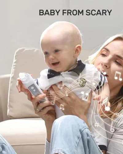 HEYVALUE Electric Baby Nasal Aspirator & Nose Sucker with 3 Silicone Tips | Powerful 3-Level Suction, Rechargeable & Easy to Clean thumbnail 7