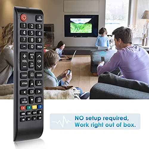 LOUTOC BN59-01301A Universal Replacement Remote Control for Samsung Smart TVs | Infrared, No Setup Required thumbnail 3