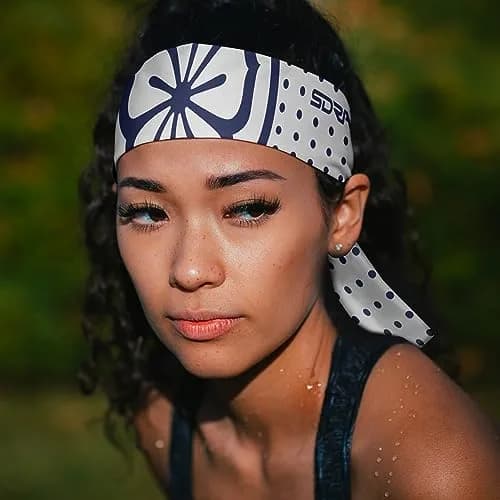 Suddora Daniel-San Lotus Headband Lightweight Breathable Tie Style Athletic Headband for Karate, Running, Cycling, Tennis, Versatile Head Gear for Ninja Costumes, Cosplay, Halloween | Moisture-Wicking & Stylish (70-120 chars) thumbnail 6