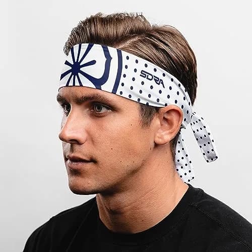 Suddora Daniel-San Lotus Headband Lightweight Breathable Tie Style Athletic Headband for Karate, Running, Cycling, Tennis, Versatile Head Gear for Ninja Costumes, Cosplay, Halloween | Moisture-Wicking & Stylish (70-120 chars) thumbnail 2