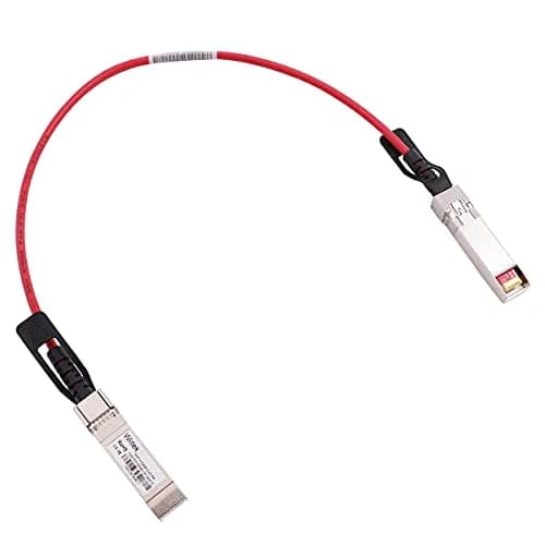 Wiitek Red 0.5m SFP+ DAC Twinax Cable | 10Gbps Passive Copper Cable for Cisco, Ubiquiti, Servers thumbnail 1
