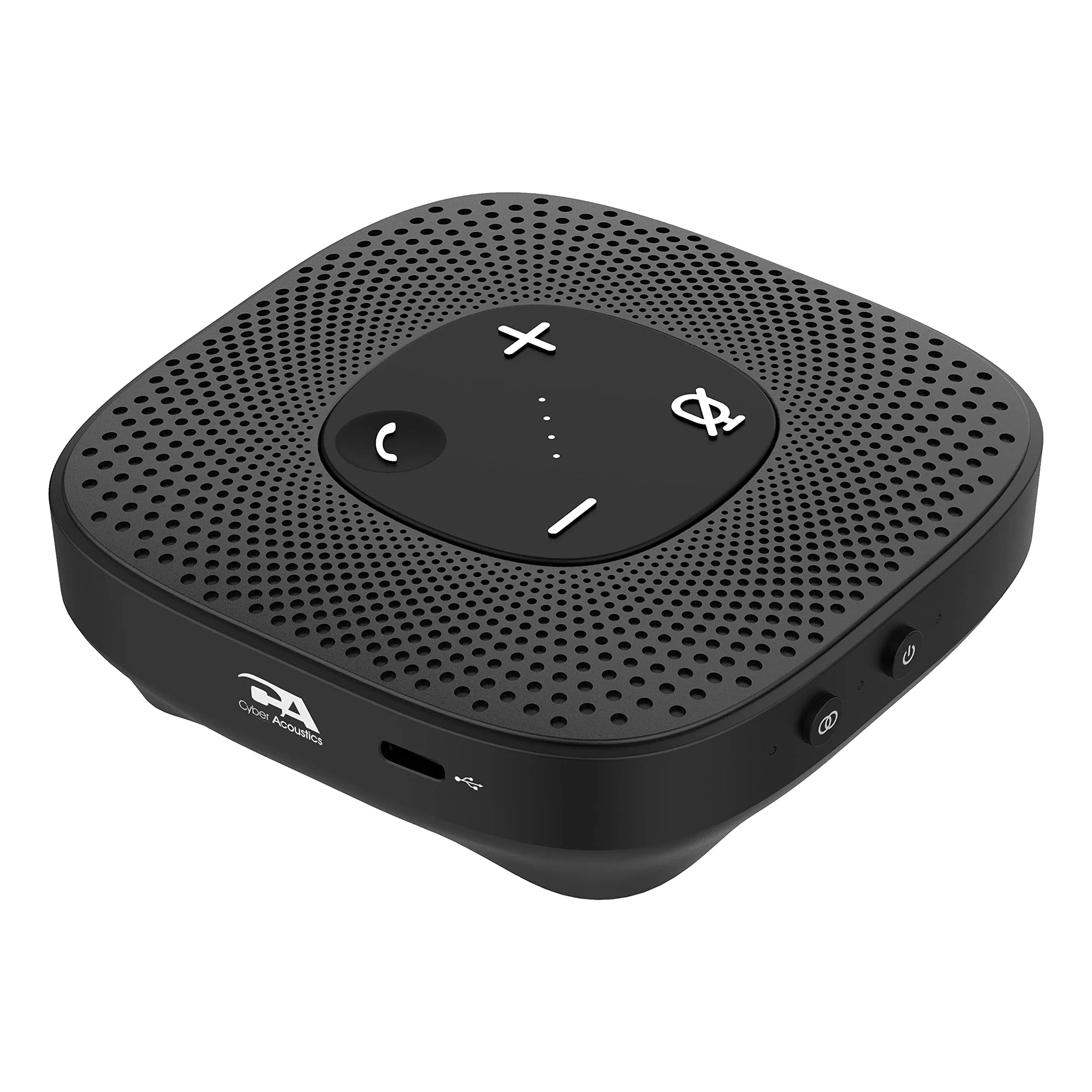 Cyber Acoustics SP-2000 USB Bluetooth Speakerphone with 360-Degree Mic | Clear Conference Calls & 12-Hour Battery