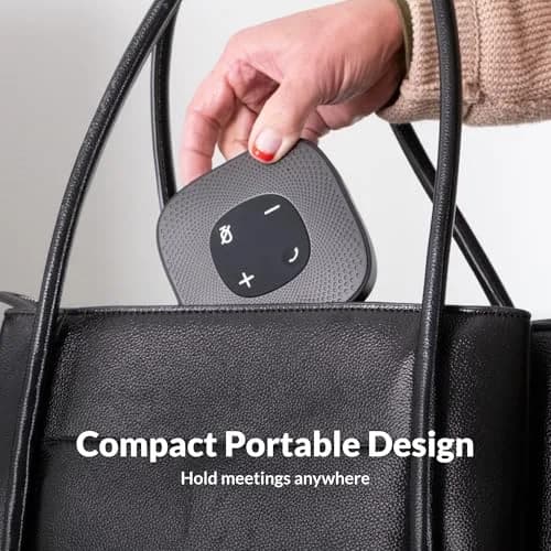 Cyber Acoustics SP-2000 USB Bluetooth Speakerphone with 360-Degree Mic | Clear Conference Calls & 12-Hour Battery thumbnail 3