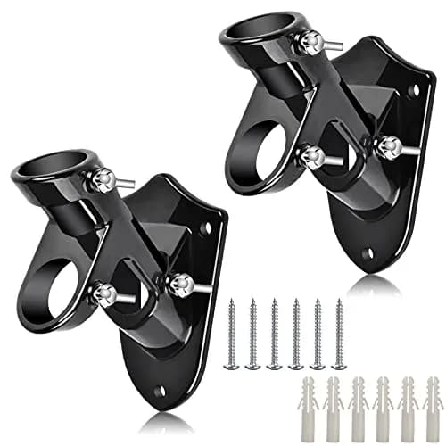 Haoridul Heavy Duty Flag Pole Holder 2-Pack | Rust-Free Aluminum Mount for 1" Poles thumbnail 1