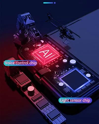 YHan iPhone 12 Pro Max 6.7-inch Colorful Luminous Tempered Glass Case | Voice Control Call Flash thumbnail 4
