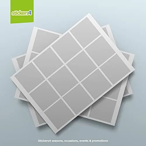 Stickers4 60 x Square Glass Door Stickers for Safety | Frosted Window Decals 5cm (50mm) thumbnail 5