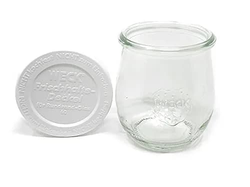 WECK 762 Tulip Jars 6-Pack | Compact Food Storage Jar for Preserves & Spices thumbnail 1