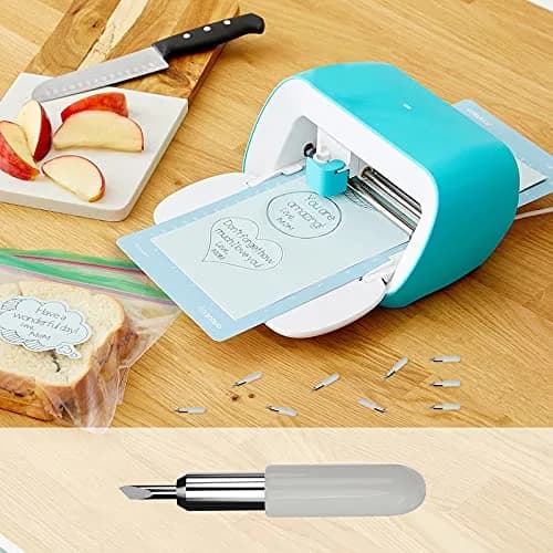 Hadwoer 5-Pack Carbide Cutting Blades Compatible with Cricut Joy & Joy Xtra | 0.63 oz (18 g) thumbnail 5