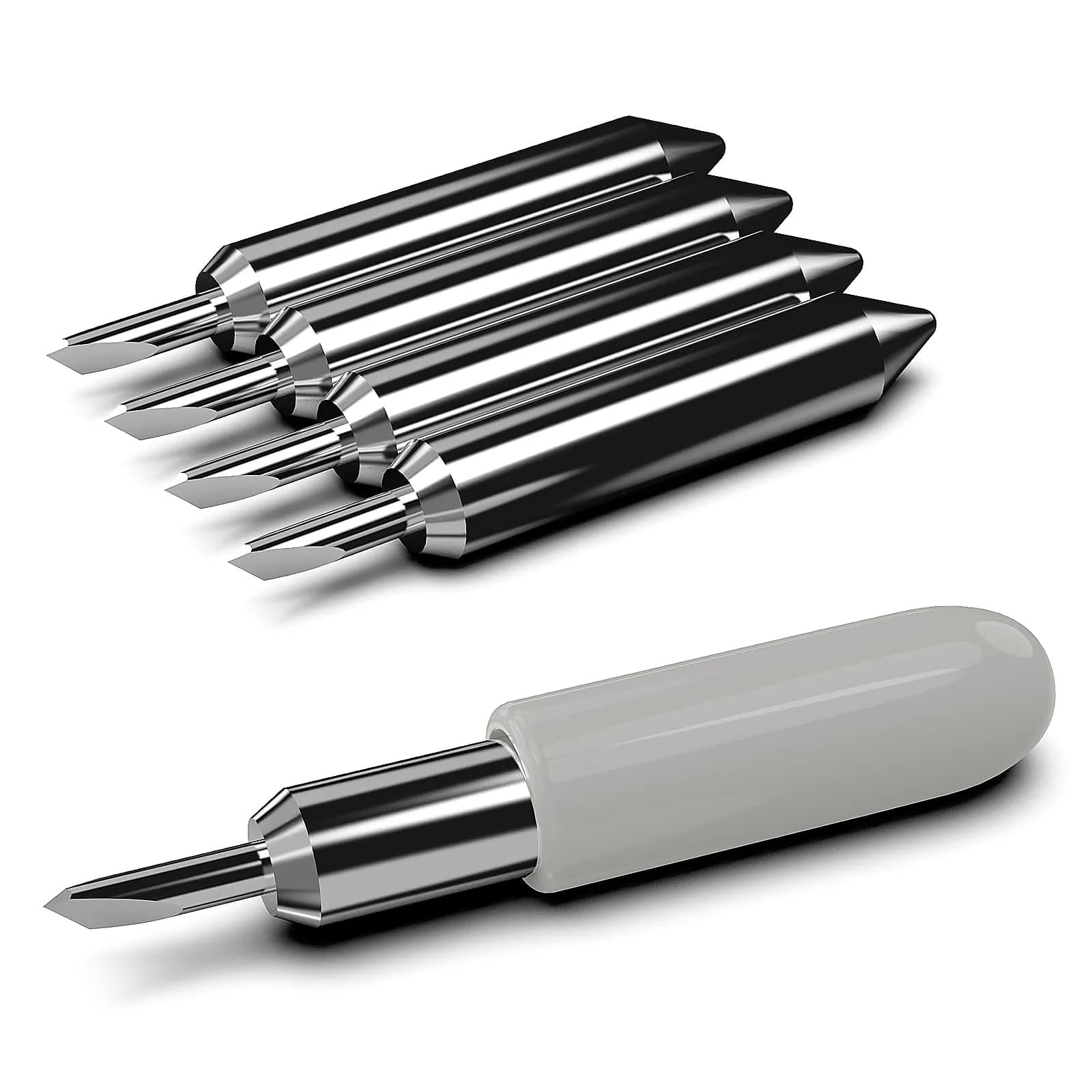 Hadwoer Replacement Blades and Housing Set for Cricut Joy & Joy Xtra | 2 Blades + 1 Housing — 5 Blades