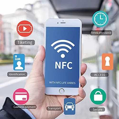 sanpopo NFC Cards NTAG215 Chip 50pcs Round 25mm | Compatible with TagMo & NFC Devices thumbnail 6
