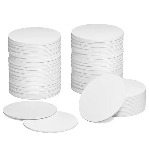 sanpopo NFC Tags NTAG215 Chip Cards 30 PCS Round 25mm (1 inch) | Rewritable NFC 215 Tags for Amiibo & Android Devices thumbnail 1