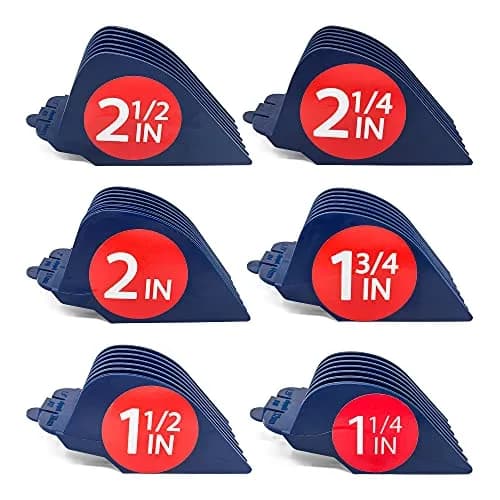 Clipquik Premium XL Clipper Guards for Wahl Clippers 2.5 inch | Extra Long, Durable, Fits Full Size Clippers thumbnail 1