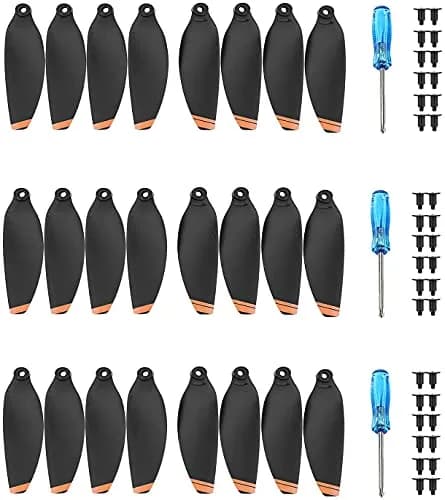 YETEETH 24Pcs Propellers for DJI Mini 4K Drone | Low Noise, Light Weight, Safe Flying (70-120 chars) thumbnail 1