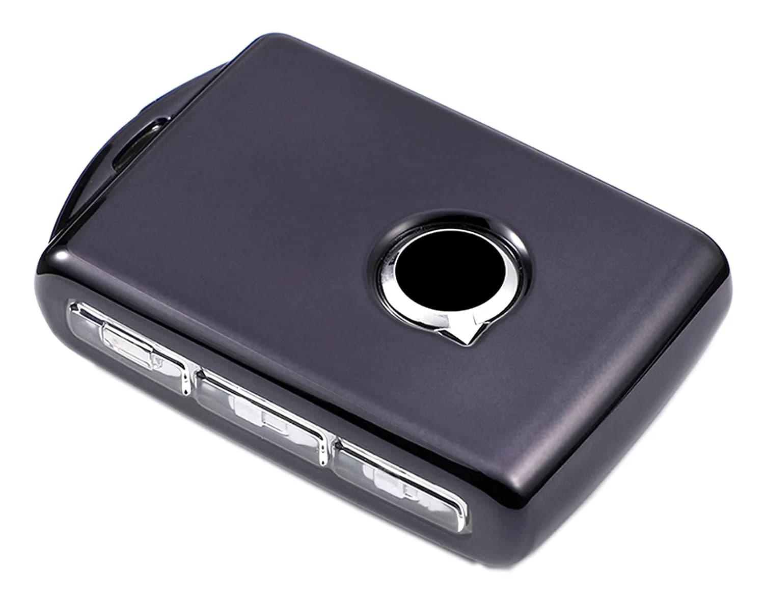 Arruweer Blue TPU Key Fob Cover for Volvo XC40 XC60 XC90 S90 V90 | Full Protection Smart Key Case Holder - main product image