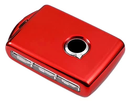 Arruweer Red TPU Key Fob Cover for Volvo XC40 XC60 XC90 S90 V90 | Full Protection Smart Key Case Holder thumbnail 1